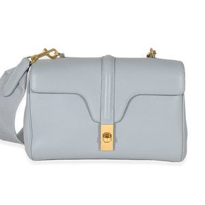 Celine Arctic Blue Supple Grained Calfskin Teen Soft 16